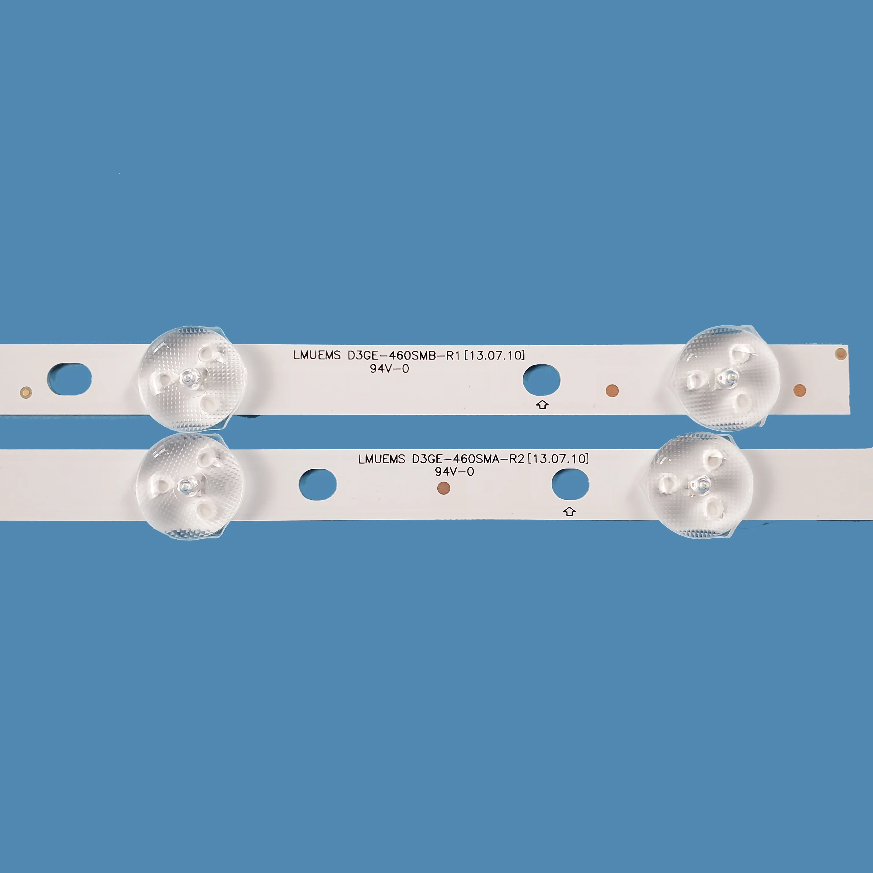 8 قطعة/المجموعة التلفزيون الذكية LED الخلفية شريط شريط D3GE-460SMA/B-R1R2 لسامسونج 46 بوصة UA46H5303 UE46H5373 اكسسوارات إصلاح