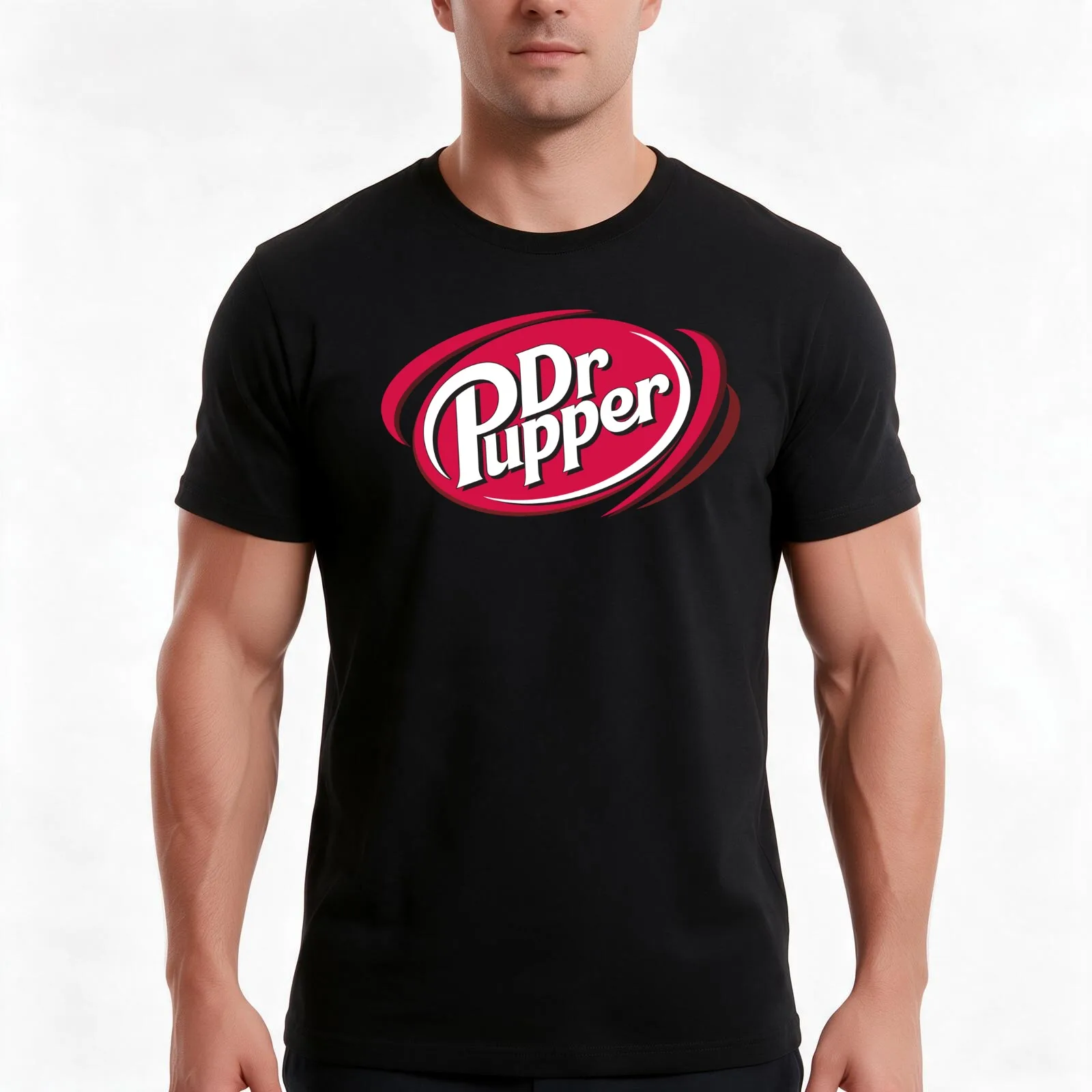 Puppers, makes the world go round! T-Shirt, Summer Casual Cotton Tee, Oversized Streetwear Tops, Vintage Graphic Print