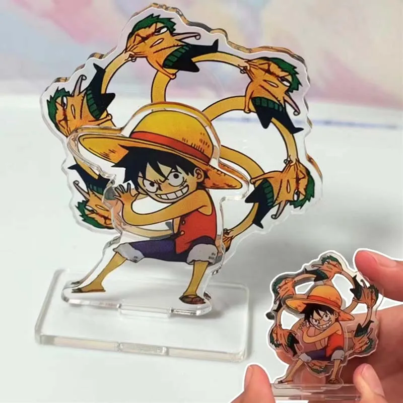 قطعة واحدة لوفي حامل تدوير نموذج أنيمي الاكريليك الشكل حامل نموذج الإبداعية الدورية حامل سطح المكتب الحلي تأثيري هدايا جديد