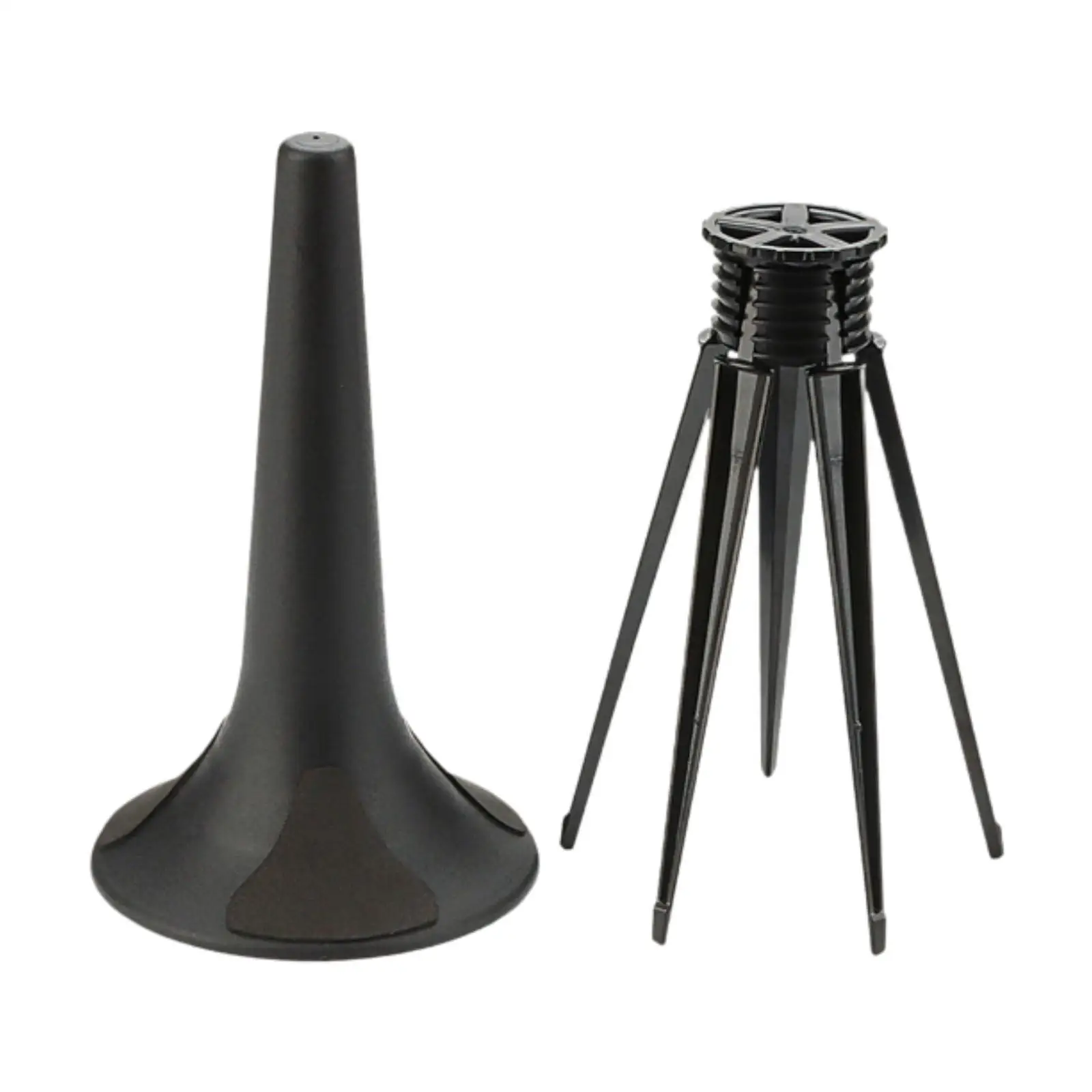 

Trumpet Stand Foldable Musician Gift Wind Instrument Accessory Lightweight Metal Leg Base Professional for Practice Concert