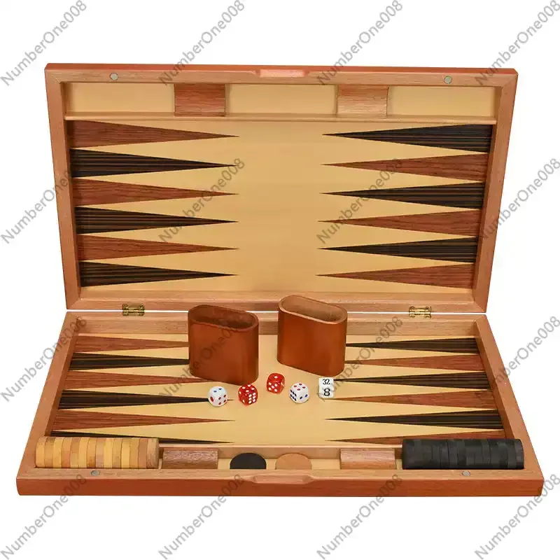 

Элитный деревянный набор для нард и шахмат из массива дерева, складная доска для баккары, деревянные изделия