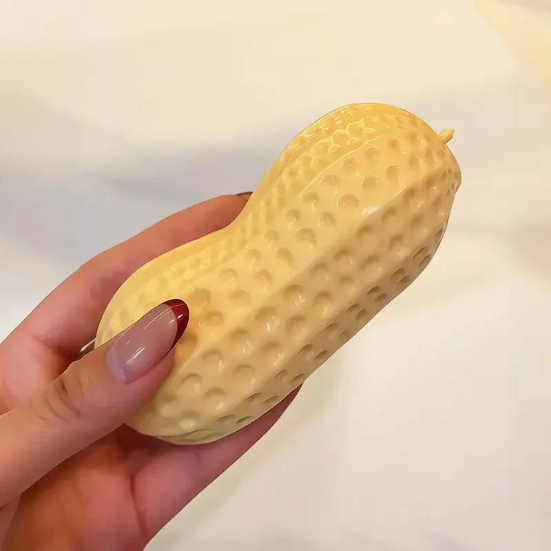 Knuspriger Erdnuss-Stressball, Quetschbares Squishy-Fidget-Spielzeug mit Butterweichem Gefühl zur Angstlinderung – Detail 10