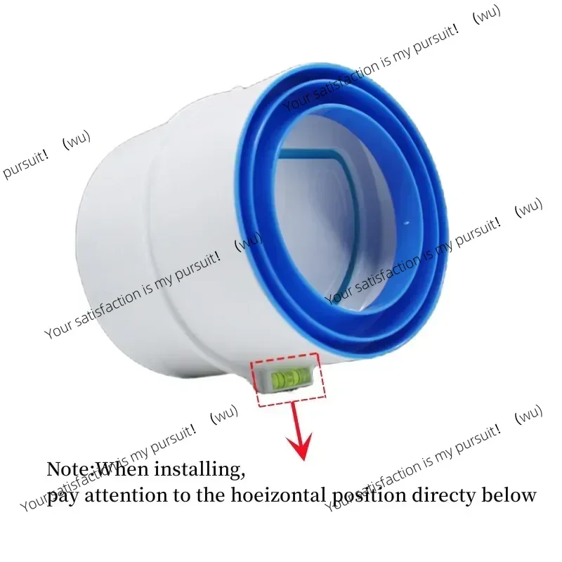 Pipe Exhaust Fan Check Valve Round PVC Range Hoods Backdraft Damper Air Duct Ventilation Grill for Bathroom Kitchen Accessories