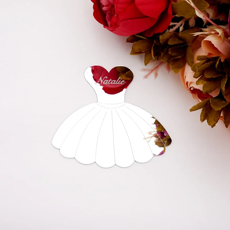 

Personalized Bride Wedding ,Bar Mitzvah Custom Dress Style Invitation Cards Stickers Acrylic Mirror Sign Birthday Guest Decor