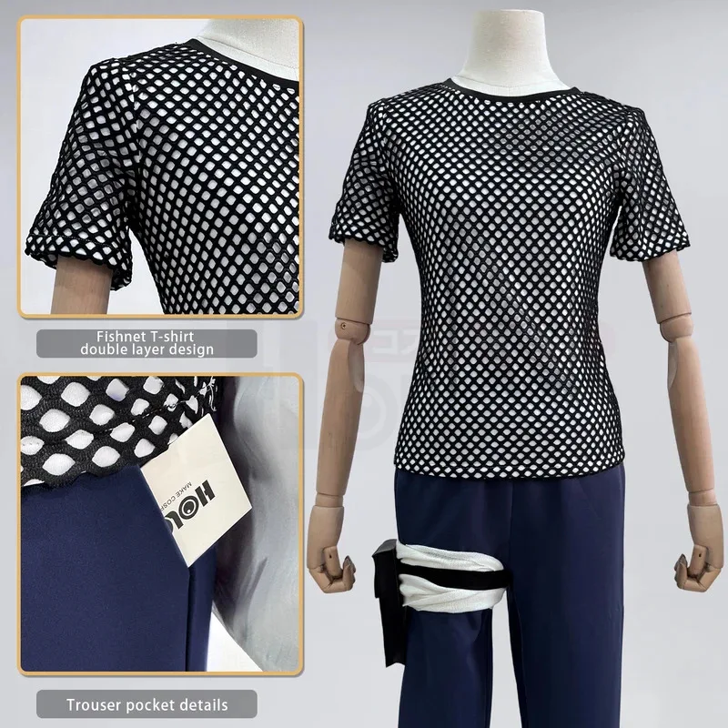 111 www أنيمي هيوجا هيناتا تأثيري حلي شعر مستعار رياضي السراويل شبكة السمك أعلى الساق الحقيبة كوس اتفاقية ارتداء اليومي هدية