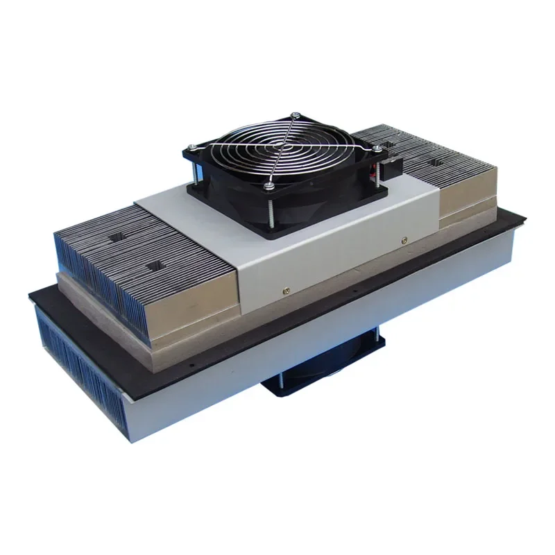 High efficiency thermo cooling system peltier assemblies air to air cooler 200W 12/24V/48V for communication cinets