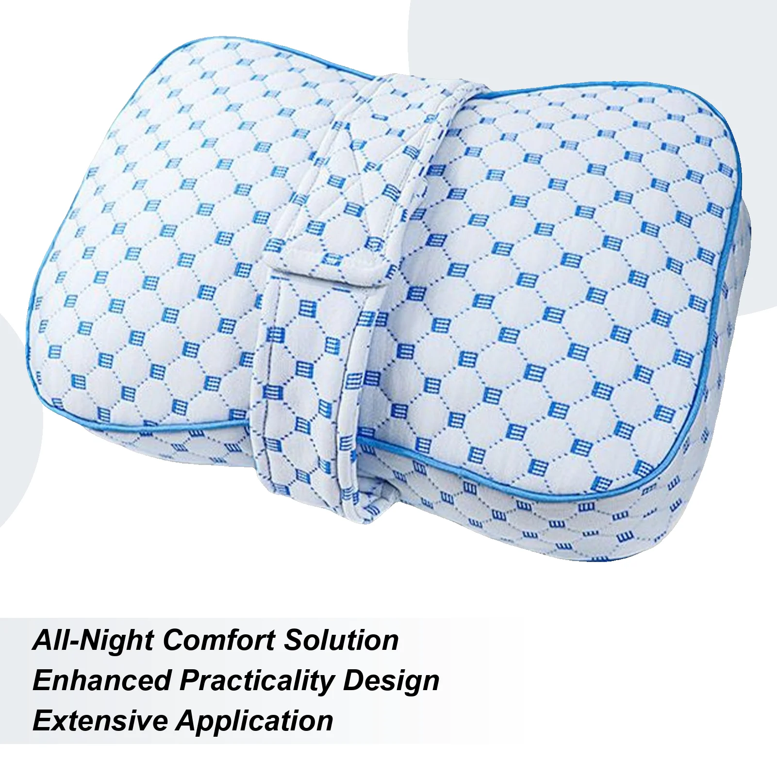 

Подушка для бедер для боковых сна Подушка для боковых сна с ремешком между коленями Подушка для восстановления спины и суставов Беременность Поперековая подушка