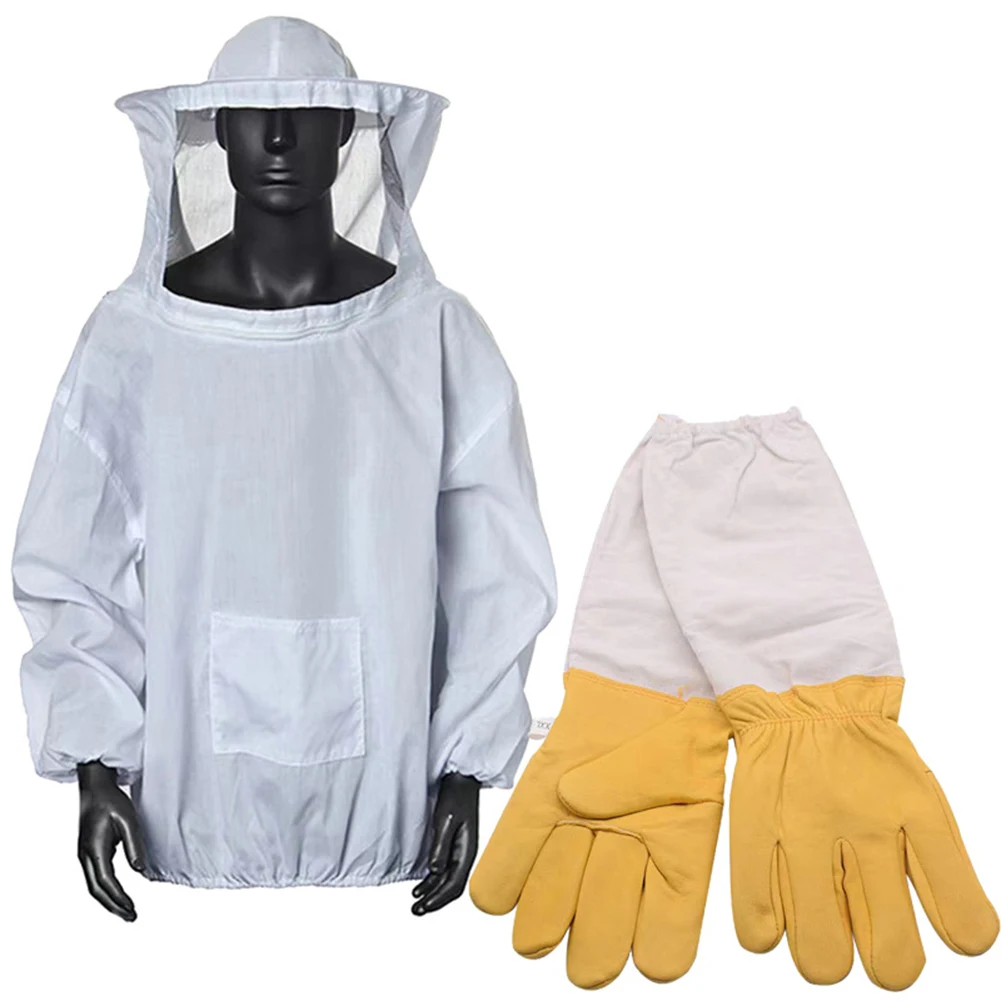 Bee Bee for proof Gloves for beekeeping Activities Breathable Fabric Comfortable Fit Comprehensive Protection Bee