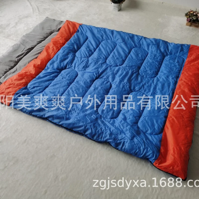 Couple Sleeping Bag Outdoor Camping Indoor Lunch Break Spring and Asian Textile Waterproof Mutual Matching Convenient Envelope F