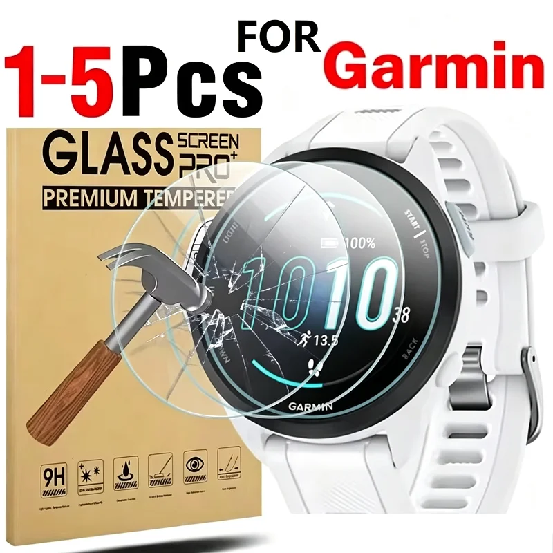 Glass Screen Protector For Garmin Forerunner 55 45 220 230 165 630 645 735 XT 745 735 945 955 255 S Tempered Glass Watch Film