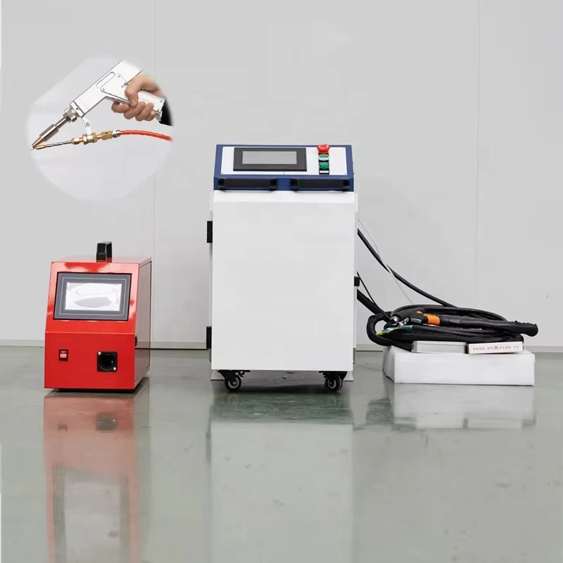 All In One Handheld Laser Welding Cutting Cleaner Integrated Design Machines Outdoor On-site Metal Repair Processing Equipment