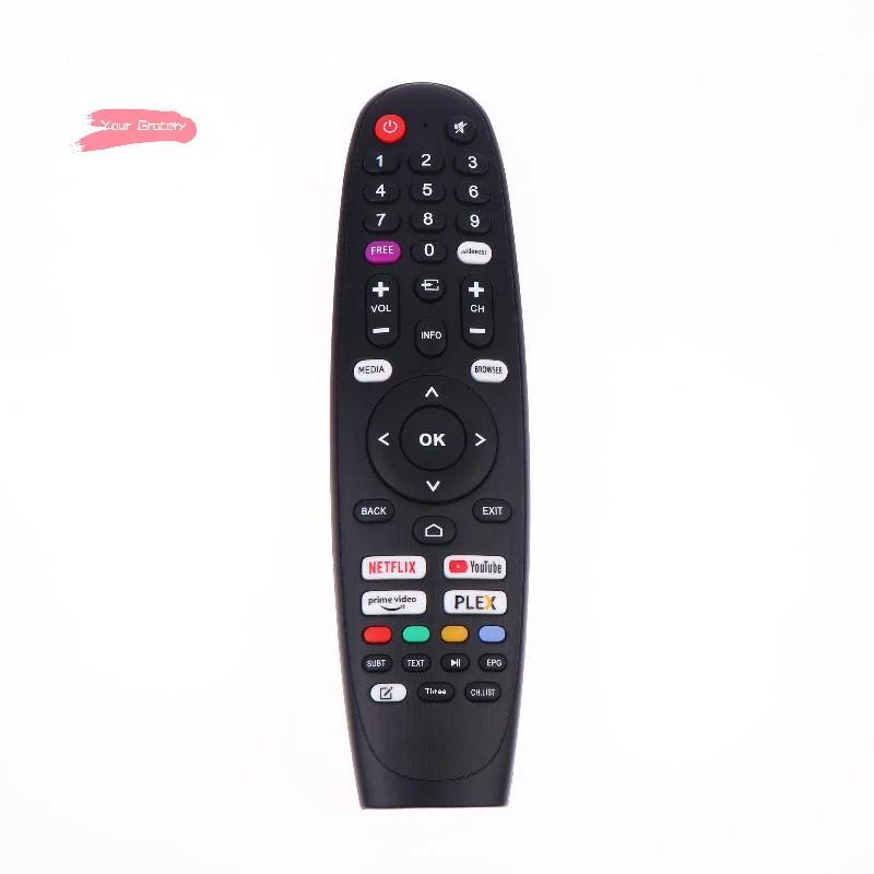 Y-1Pcs Portable Replacement DIY Accessories Black Remote Control For JTC TV 50U39500 55U39550 S32H23260VJK Spare Parts