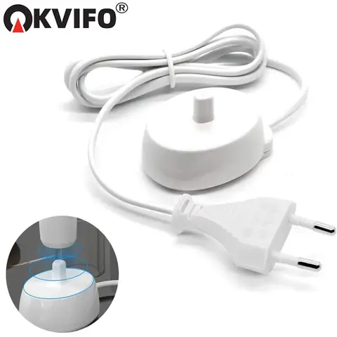 KVIFO Charger Base Fit for Oral B Electric Toothbrush iO Series 3 4 5 6 1000/3000/5000/7000 Waterproof Inductive Charging Base