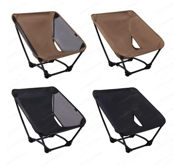 Hiking, camping, moon chair, lightweight ground chair, ultra-light outdoor folding four-legged chair