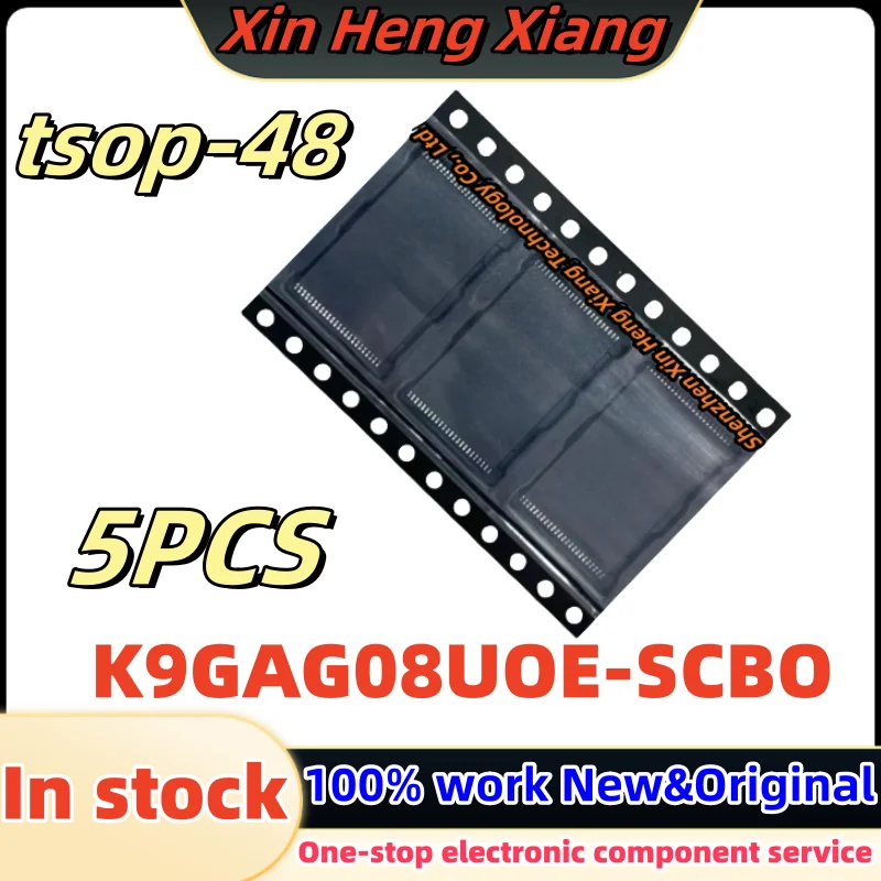 

5PCS 100%New K9GAG08UOE-SCBO K9GAG08UOE SCBO K9GAG08UOE SCB0 K9GAG08U0E SCB0 tsop-48