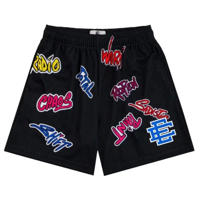 

Новые американские баскетбольные шорты EE, повседневные спортивные быстросохнущие спортивные мужские дышащие свободные брюки четверти