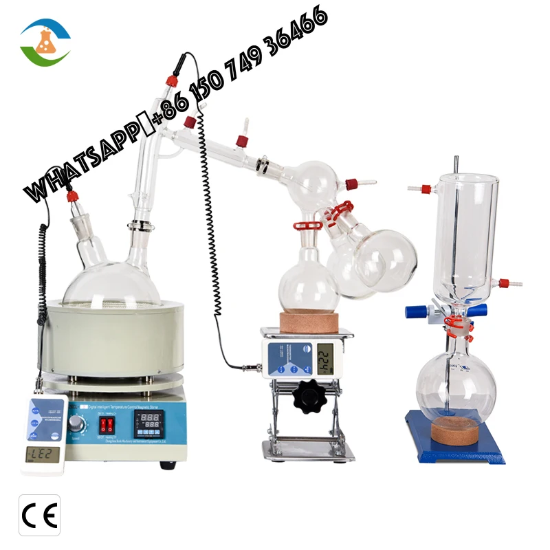 

Lab 2L Quick and Efficient Mini Short Path Distilla tion With Vacuum Pump