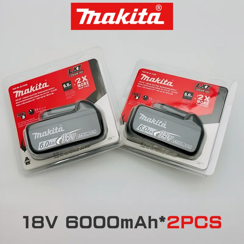 

Makita Tool Battery, High Quality 18650 Cells, Long Battery Life, 6Ah 18V Makita Brushless Power Tool Replacement Battery