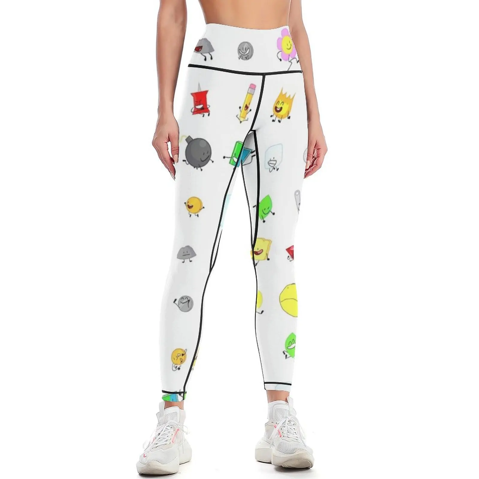 

IDFB Stickers Leggings Women's sports Sports female gym top Sports pants woman Womens Leggings