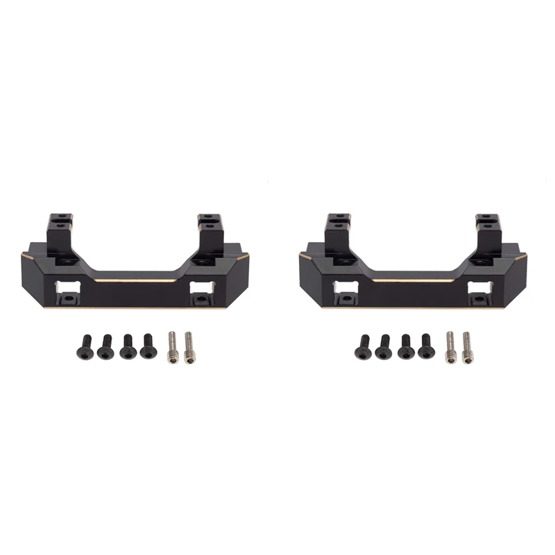 

YSUN-2X Brass Front Bumper Mount Servo Mount For Traxxas TRX4 TRX-4 1/10 RC Crawler Car Upgrade Parts Accessories