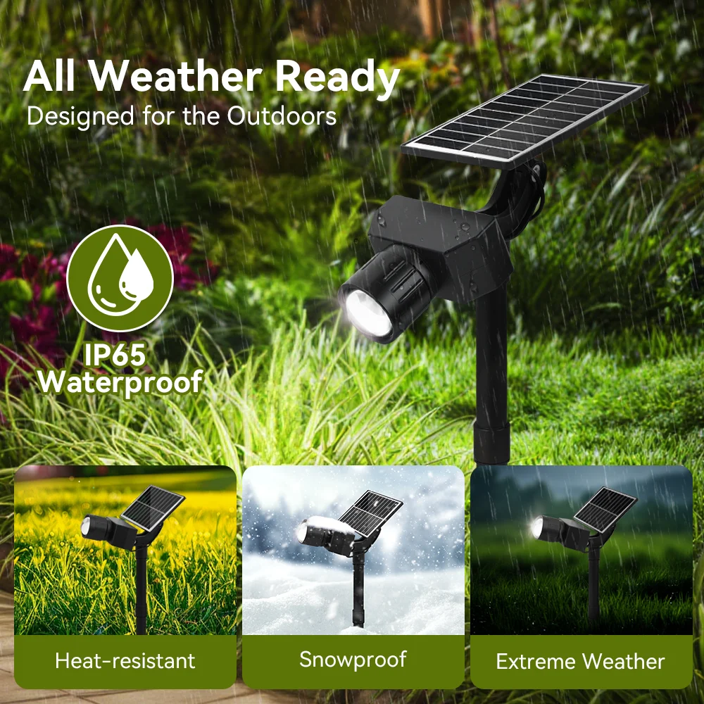 

Поп 2/4 шт. солнечные фонари для газона, регулируемая яркость света, сад, патио, дорожка, водонепроницаемый светодиодный энергетический фонарь для двора, освещение