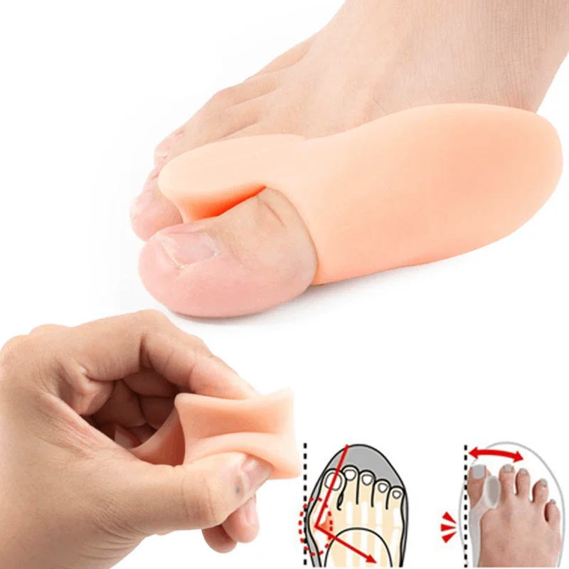 

10Pairs Toe Separator Orthopedic-Bunion Big Toe Separator-Silicone-Gel-Stretchers-Hallux Valgus-Protector-Corrector-Pedicure