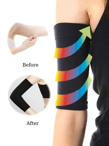 Knitted Arm Sleeve for Shaping and Beauty, Elastic Contraction and Auxiliary Compression Arm Sleeve