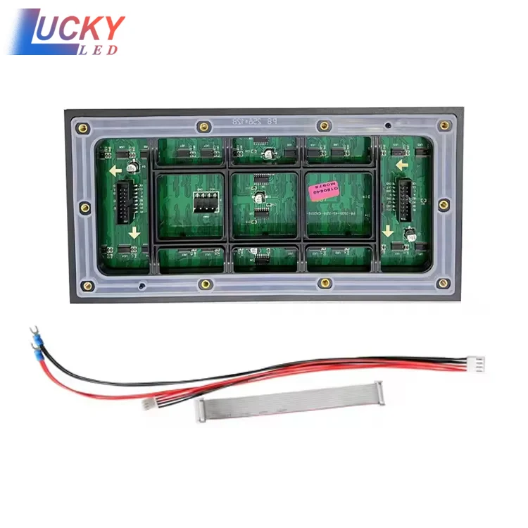 Modul LED Luar Ruangan 256x128mm P8 SMD 3-in-1 Unit Panel Tampilan Dinding Video Penuh Warna
