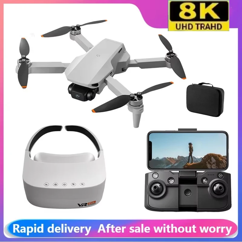 

Квадрокоптер Aeri100 Toys Fold с пультом управления, функцией фотосъемки, очками VR, FPV, Wi-Fi камерой HD 4K, мини-дрон профессионального уровня