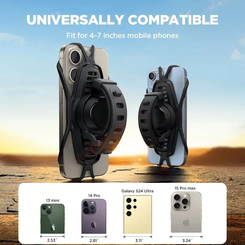 Joyroom 자전거 전화 홀더 자전거 오토바이 전화 마운트 홀더 7.2 ''큰 전화 친화적 인 매우 안정적인 전화 마운트 자전거