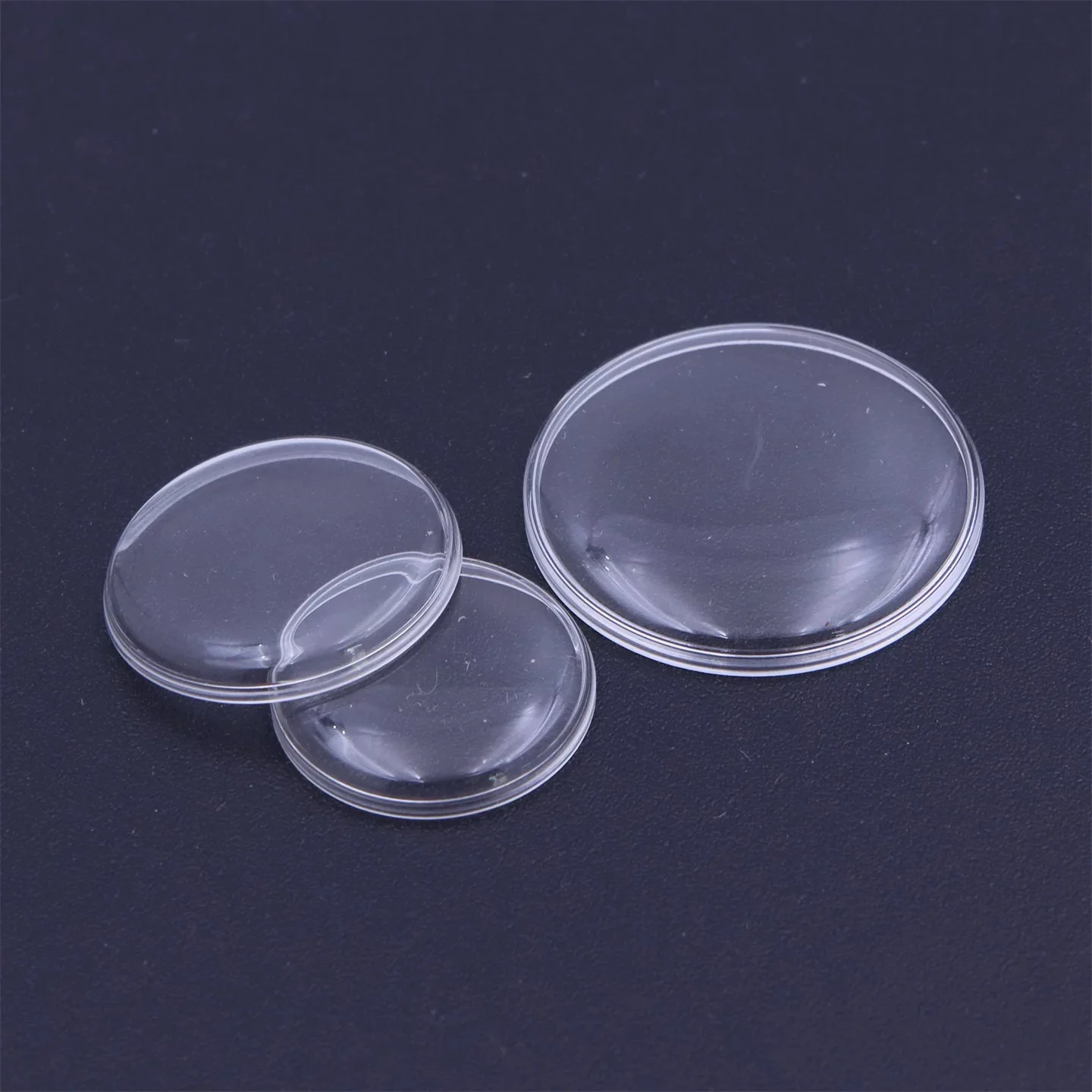 25 Stück/Los 17,8MM-27,8MM Uhren-Acrylglas Uhrenlinsen Organisches Glas Spiegel Ersatzteile Großhandel – Detail 3