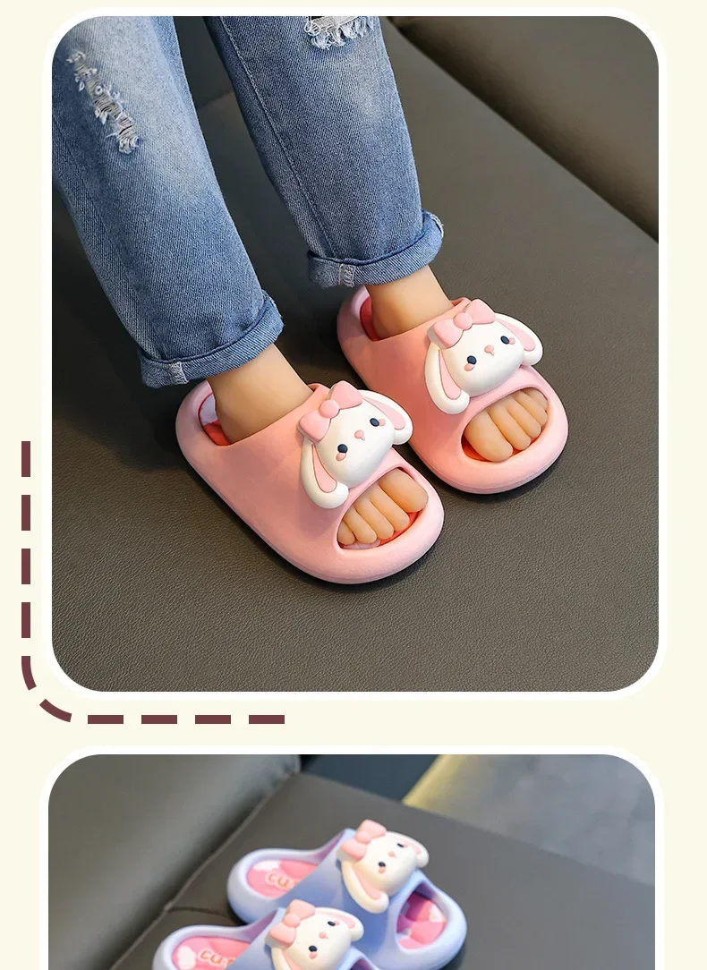 2026 Neue Sommer-Mädchensandalen, rutschfeste Badeschuhe für Kinder im Haus, 3-12 Jahre – Detail 14