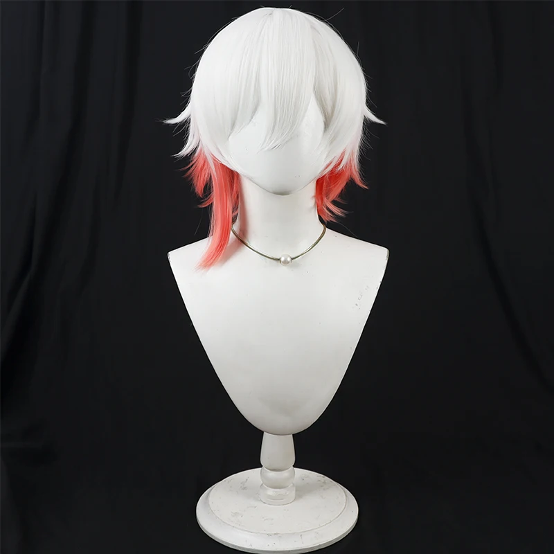 أنيمي الفتاة السحرية الساحرة محاكمة ساكورا هان إيما كوس شعر مستعار تأثيري هالوين كرنفال الدعائم الطرف الشعر الاصطناعية + غطاء شعر مستعار