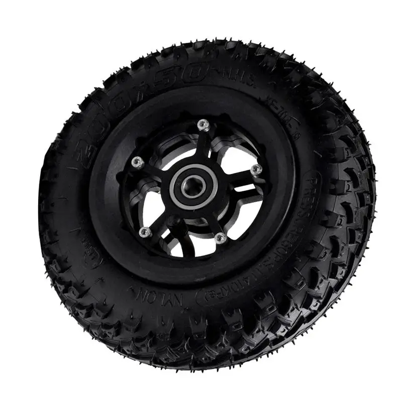 AEA7-Front Wheel 8 Inch 200X50 Pneumatic Tires For Electric Skateboard Damping Cross Country Skateboard Tubeless Tyre Parts