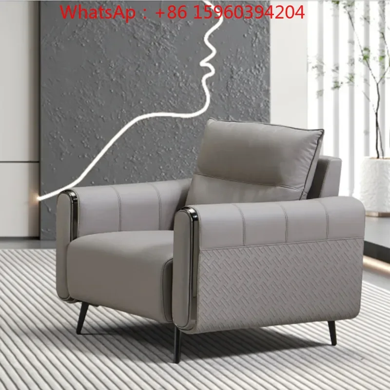 Business office sofa Simple single VIP reception sofa Conference room Three-person office  Tea table