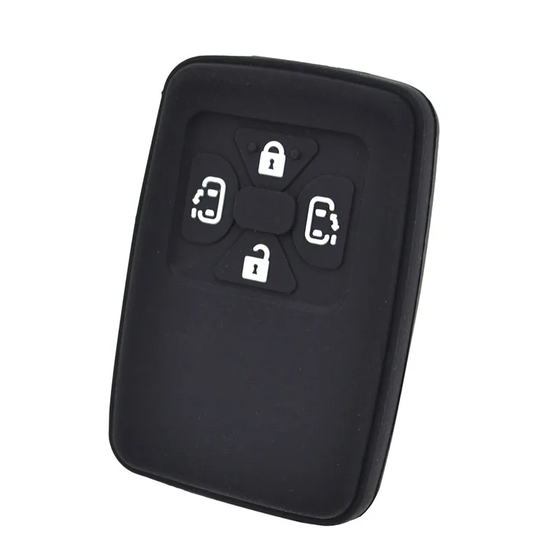 4 Button For Toyota Estima Alphard Vellfire Silicone Remote Key Case Fob Shell Cover Skin Holder