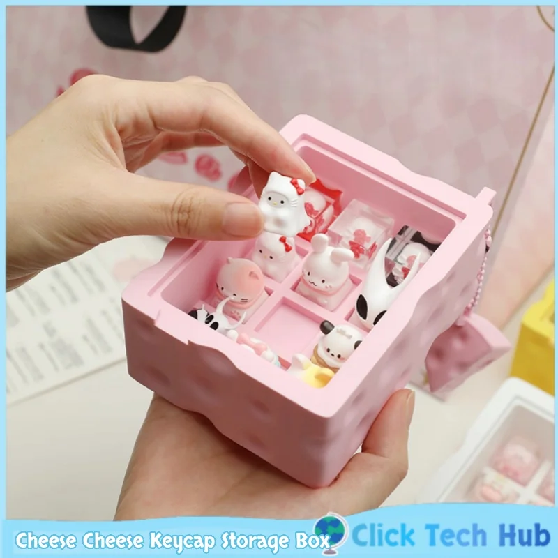 

Cheese Cheese Keycap Storage Box Customized Mechanical Keyboard Personalized Keycap Dustproof Display Box Dustproof Waterproof