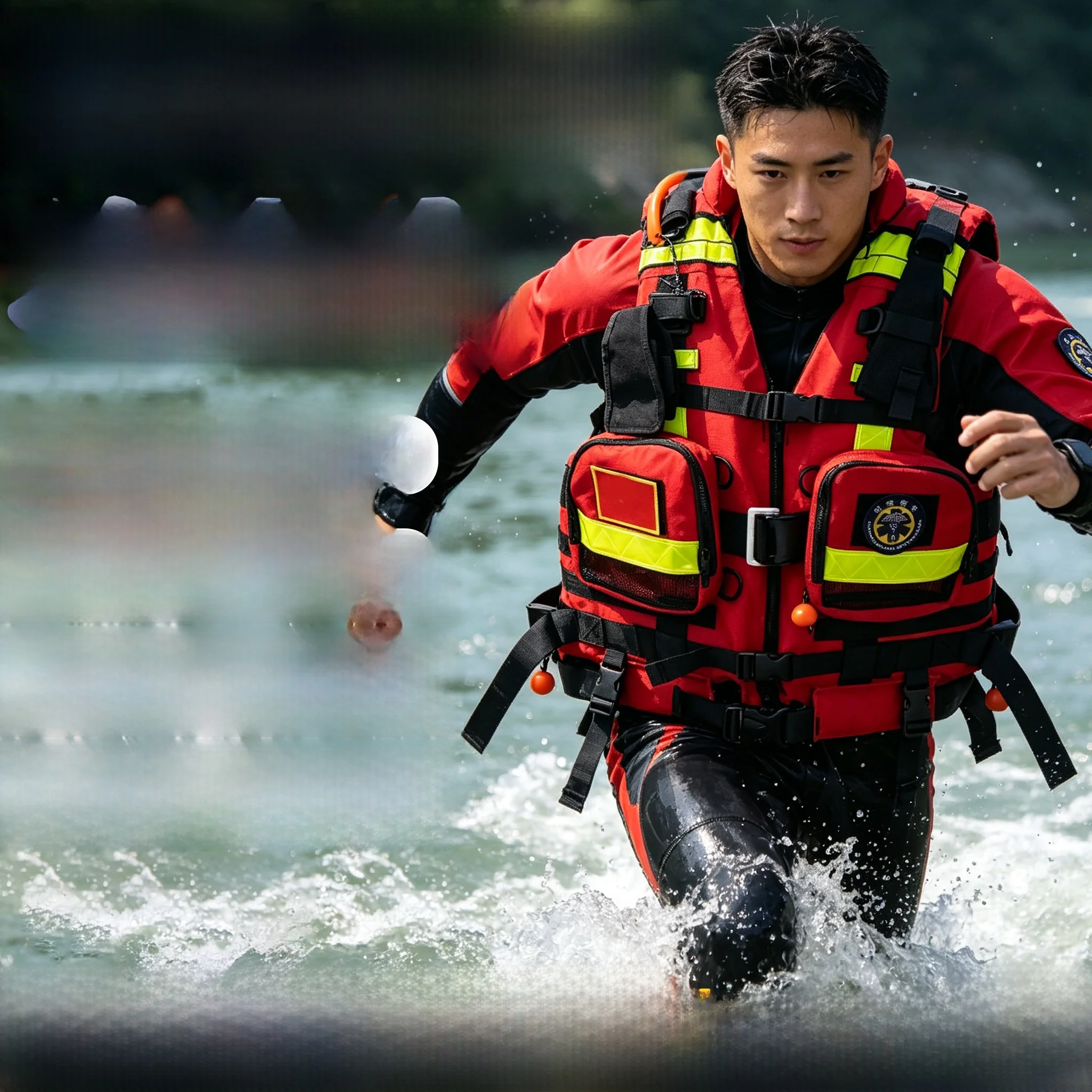 gilet-de-sauvetage-professionnel-haute-flottabilite-210n-equipement-de-sauvetage-d'urgence-incendie-gilet-de-securite-pour-le-sauvetage-aquatique