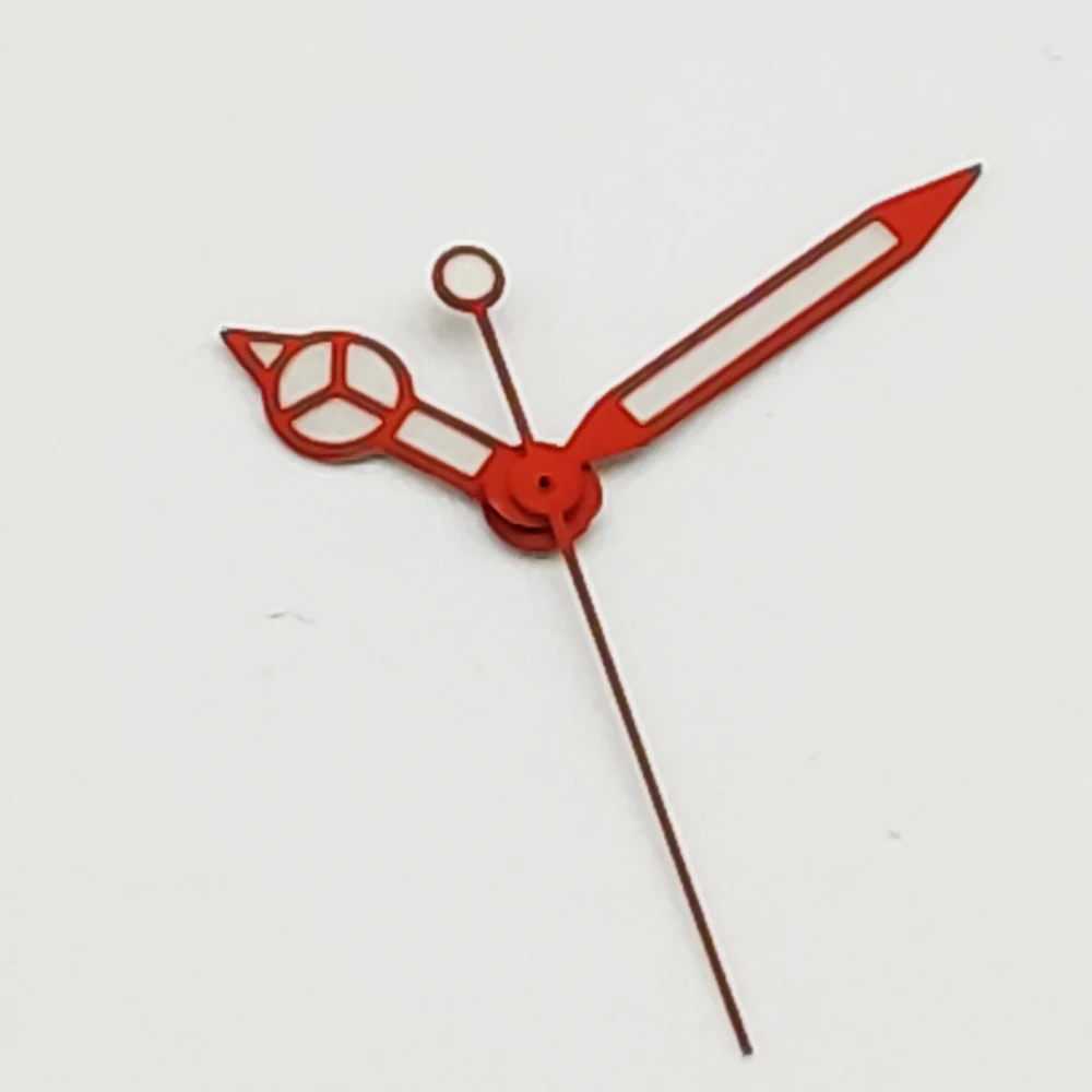 NH35/36 Pointer assistir acessórios modificados automático relógio mecânico mão preto verde luminoso