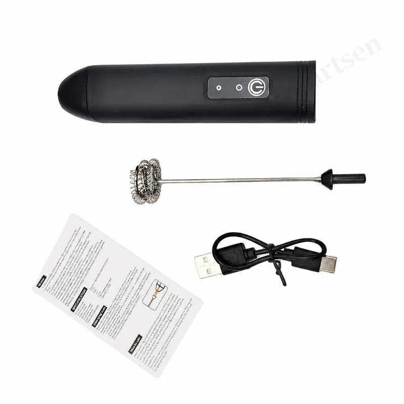 Electric Coffee Milk Foaming Mixer Coffee Creamer Whisk Handheld Egg Beater Froth Mixer Kitchen Automatic Kitchen Whisk Tools view 6