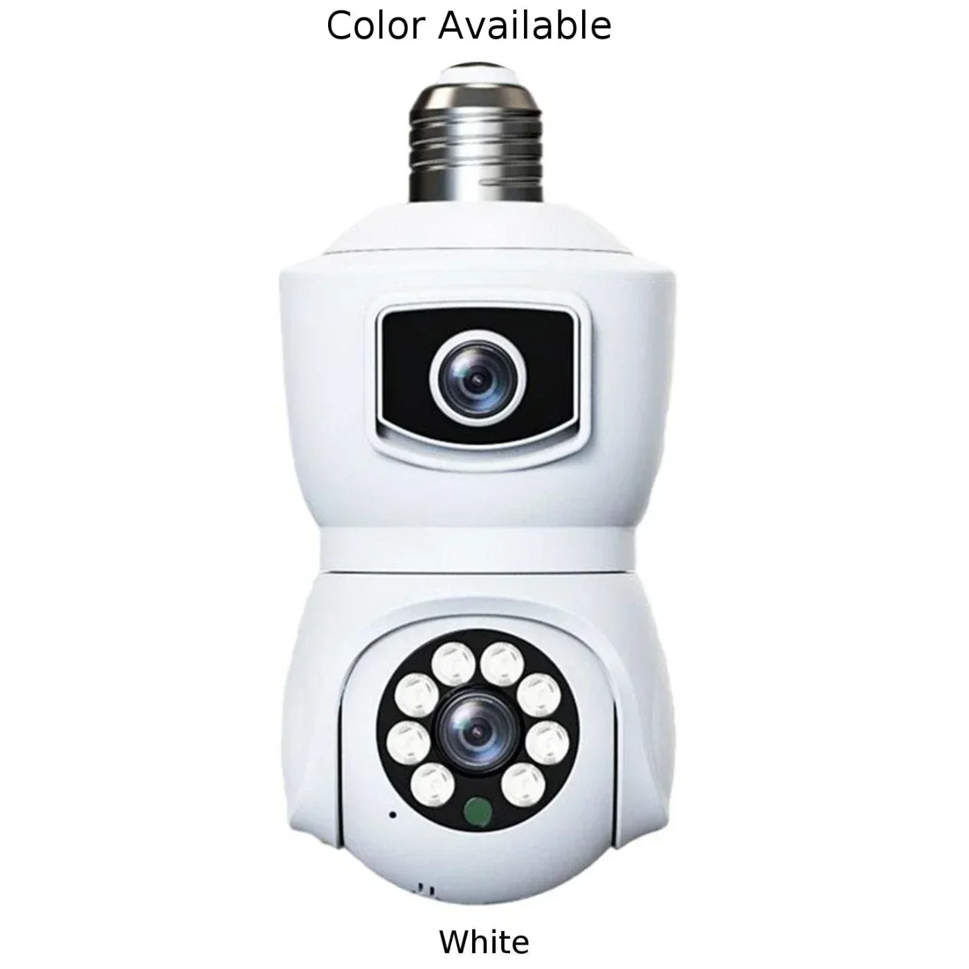 4MP V380 APP Dual Lens E27 Lamp Head Socket Full Color Wireless PTZ IP Dome Camera Intercom Security Baby Monitor Auto Tracking