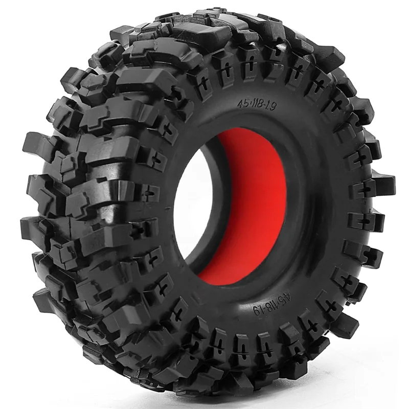 ABJA-4 個 1.9 インチシリコーンゴムタイヤホイールインサートフォーム 1/10 RC クローラー車 TRX4 アキシャル SCX10 プロ/キャプラ TF2/GEN8/MST 用