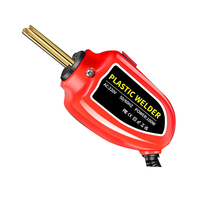 OLTRE-Portable Mini Hot Staplers Plastic Welding Machine Car Bumper Repair Kit Handheld Kit Auto Dents Repair EU Plug Red Easy T