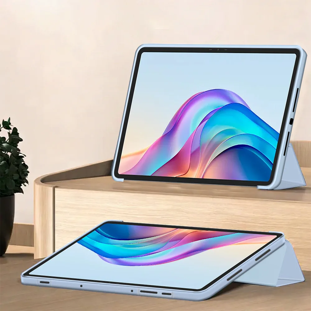 Für Tecno Megapad Pro 12 Hülle TPU Dreifach Faltbare Stoßfeste Tablet-Schutzhülle mit Standfunktion – Detail 5