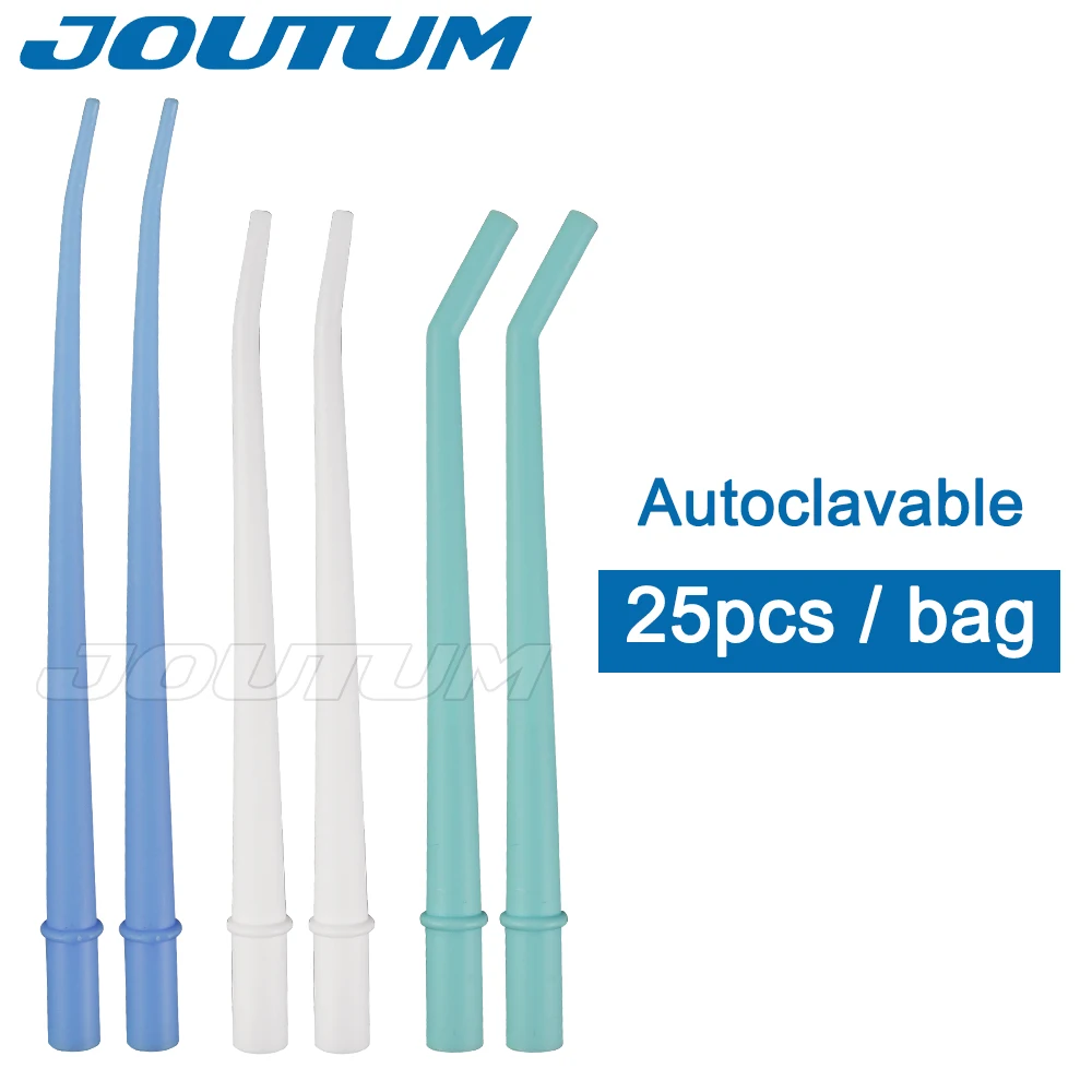 Tubo de succión Dental quirúrgico, herramientas de dentista, puntas de succión dentales desechables, eyector de Saliva, 25 piezas/10 bolsas