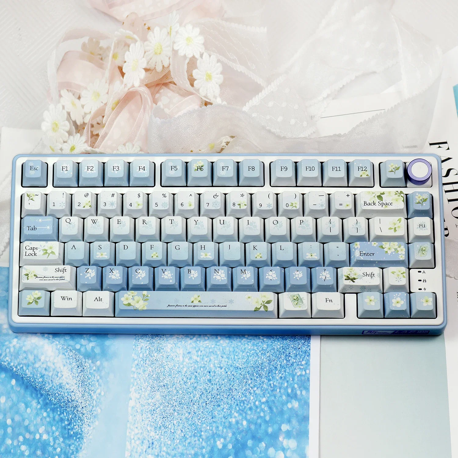 

Jasmine Chuxue original keycap original factory height full five-sided hot sublimation process