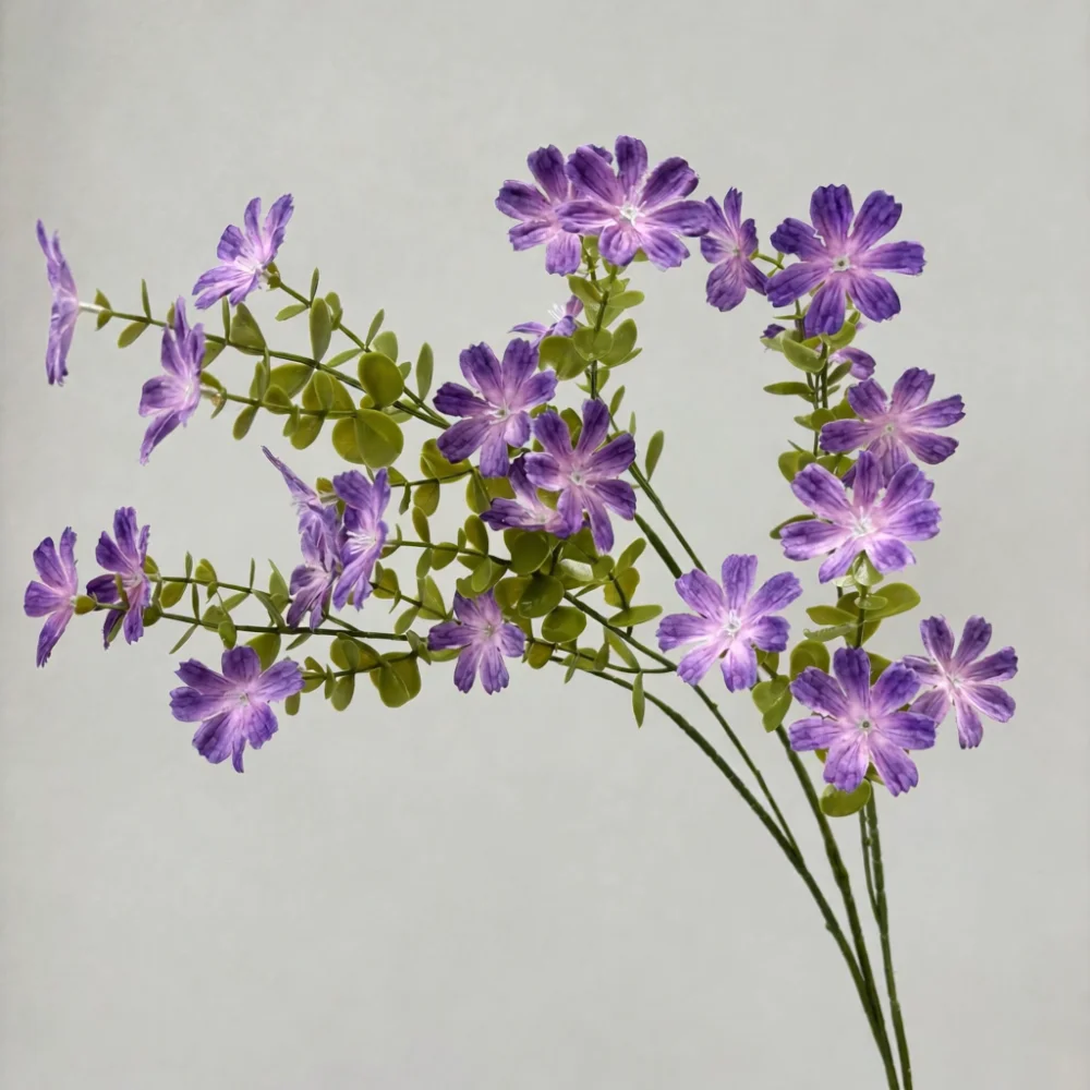 Artificial Silk Wildflower Bouquet Impressionist Style Flower For Home Interior Wedding Event Decorative Botany Crafting