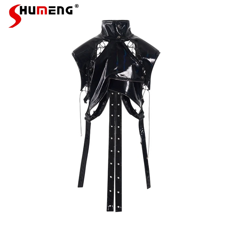 

Men's Irregular Design Vest Jackets Men's 2025 Autumn New Outerwear Sleeveless Jackets Male Handsome Personality Loose Chic Tops