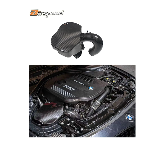 Airspeed Car OEM Chinese Dry Carbon Fiber Cold Air Intake System For BMW 340i 440i F3X B58 3.0T