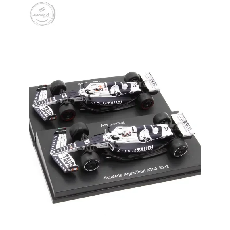 Spark 1/64 AT03 F1 Grand Prix 2022 โมเดลเรซิ่น Gasly คอลเลกชันของเล่นตกแต่งสําหรับเด็กสําหรับของขวัญวันหยุดสําหรับเด็ก